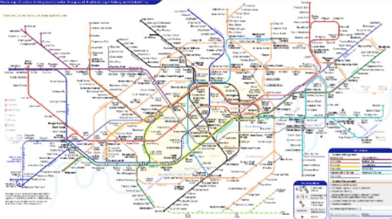 Figure 1. Example of London Tube map.